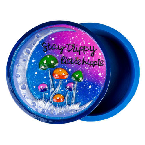 Stay Trippy Little Hippie Trinket Box