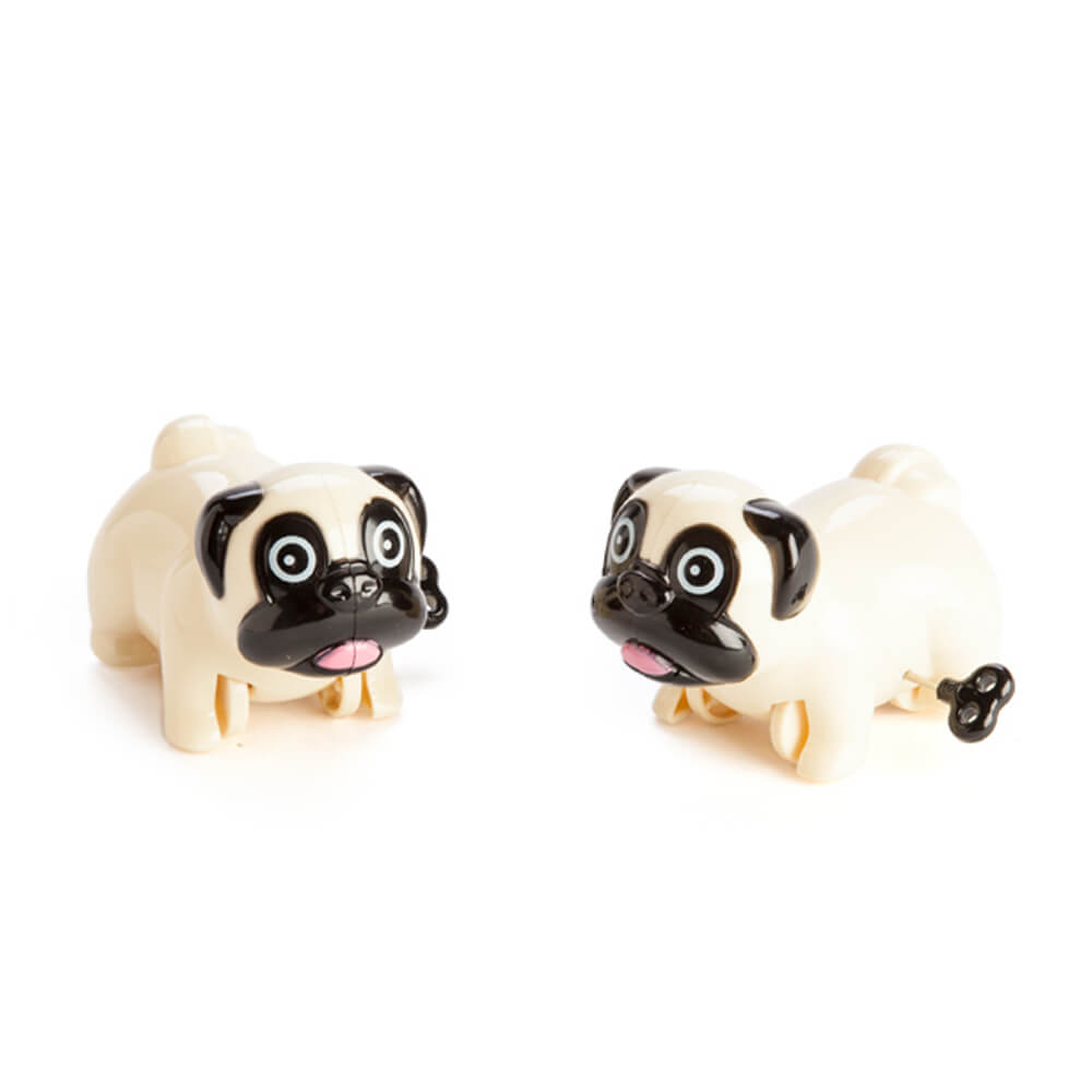 Wind Up Racing Pugs - Set of 2