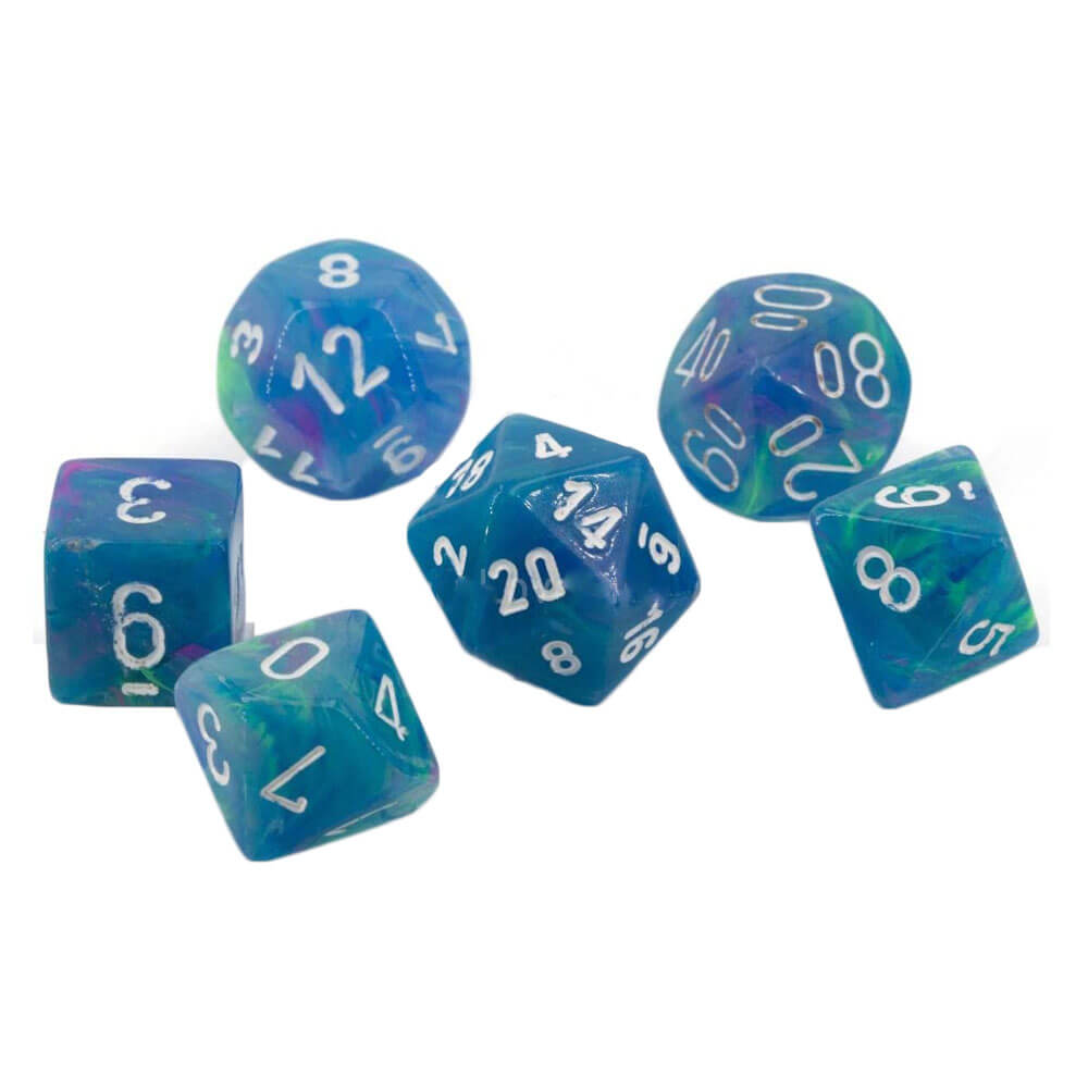  Chessex Polyedrisches Festtagsset mit 7 Würfeln