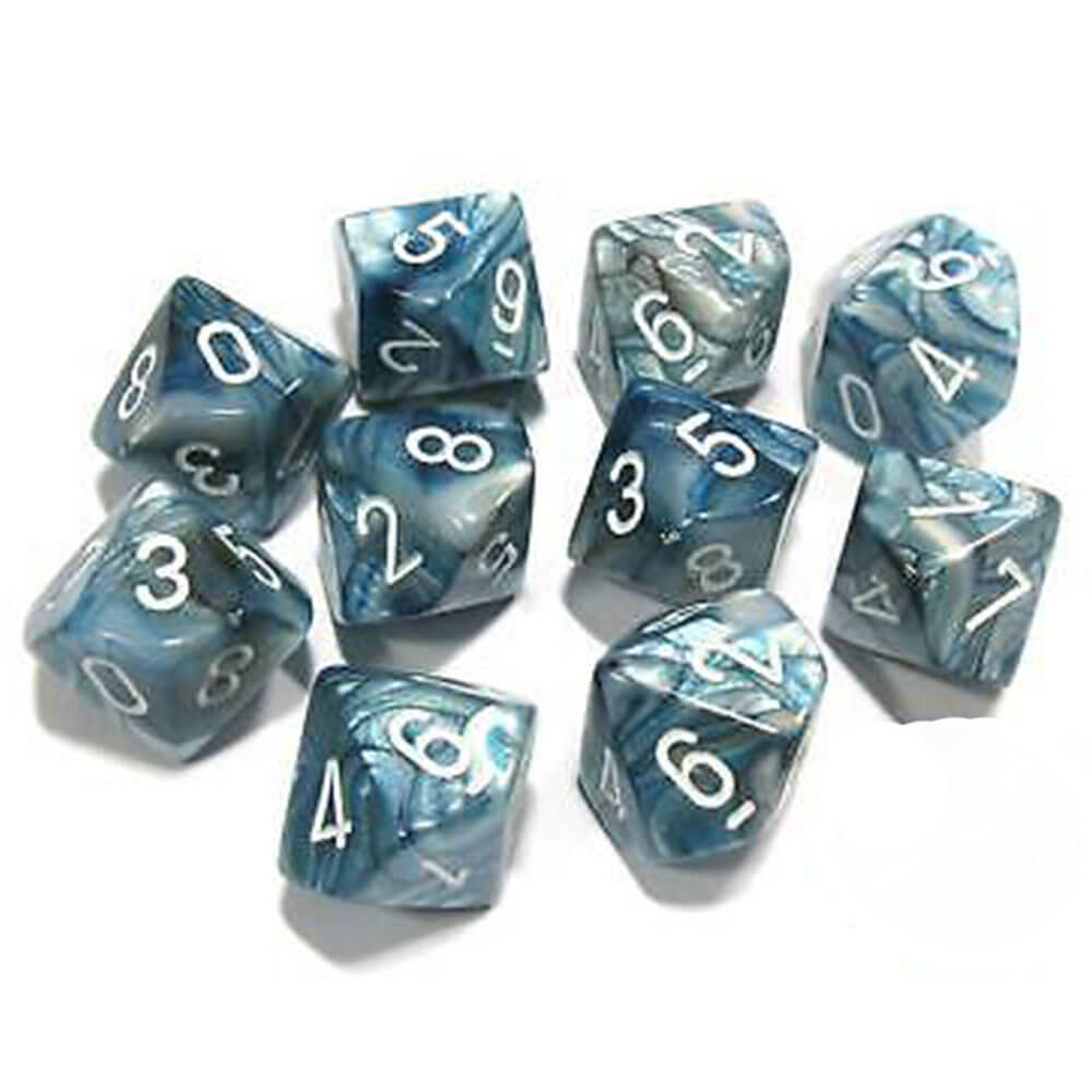 Chessex D10多面体10-Die Lustrousセット