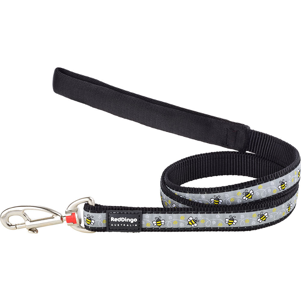 Bumble Bee Dog Lead (czarny)