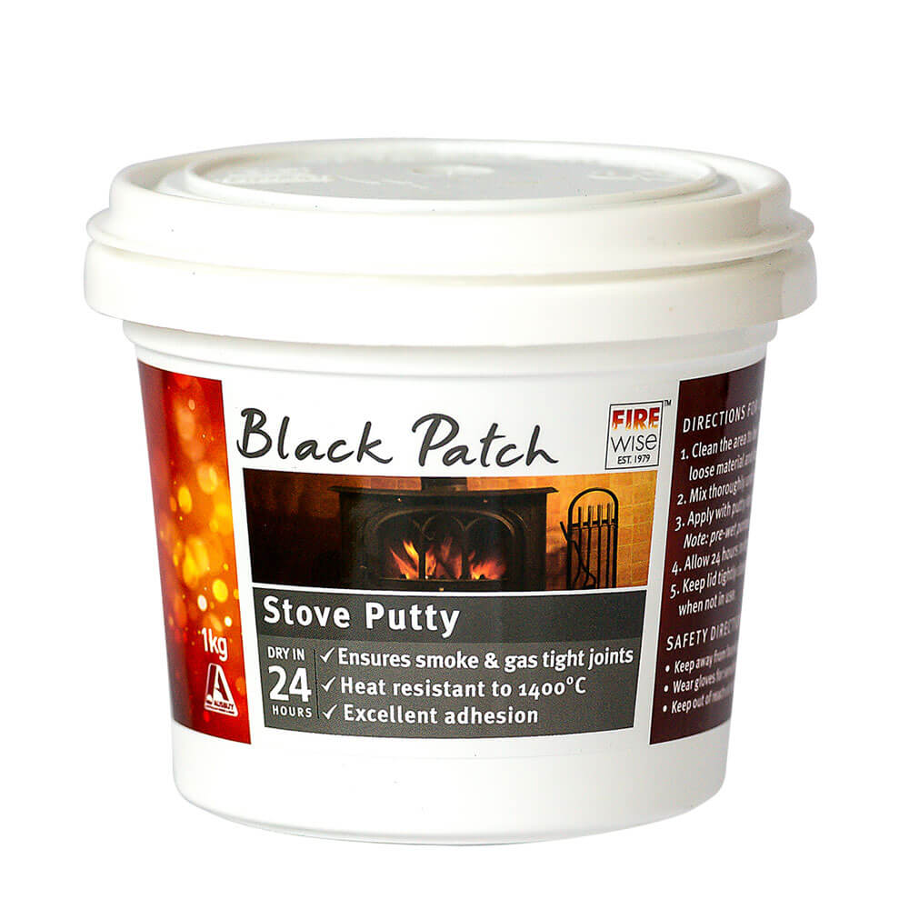 RubbedIn Black Patch Stove Putty