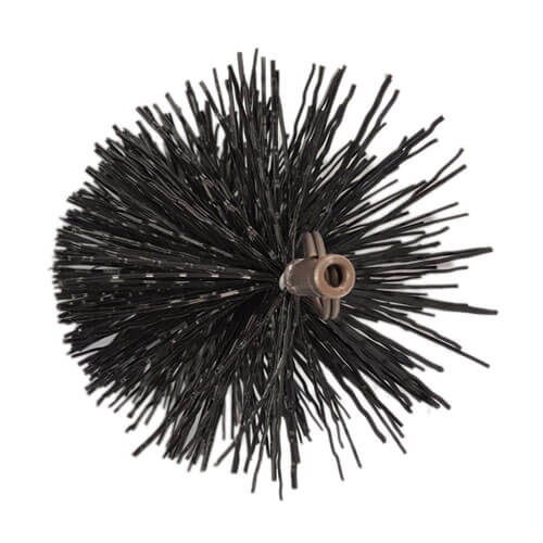 FireUp Black Polypropylene Pull Thru Flue Brush (5 inch)