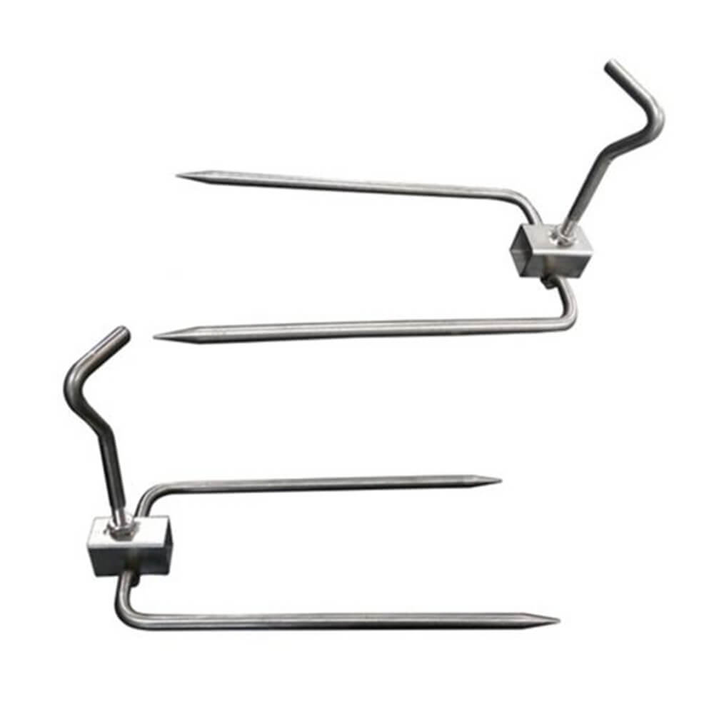 Magie extérieure 22 mm carrés S / Steel BBQ Spit Prongs