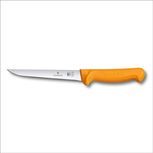 Swibo Straight Wide Blade Boning Knife (Yellow)