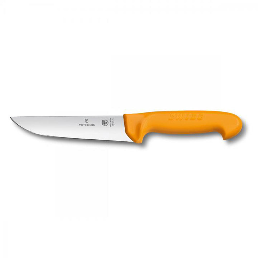 Swibo Rechte Back Blade Butcher's Knife (geel)