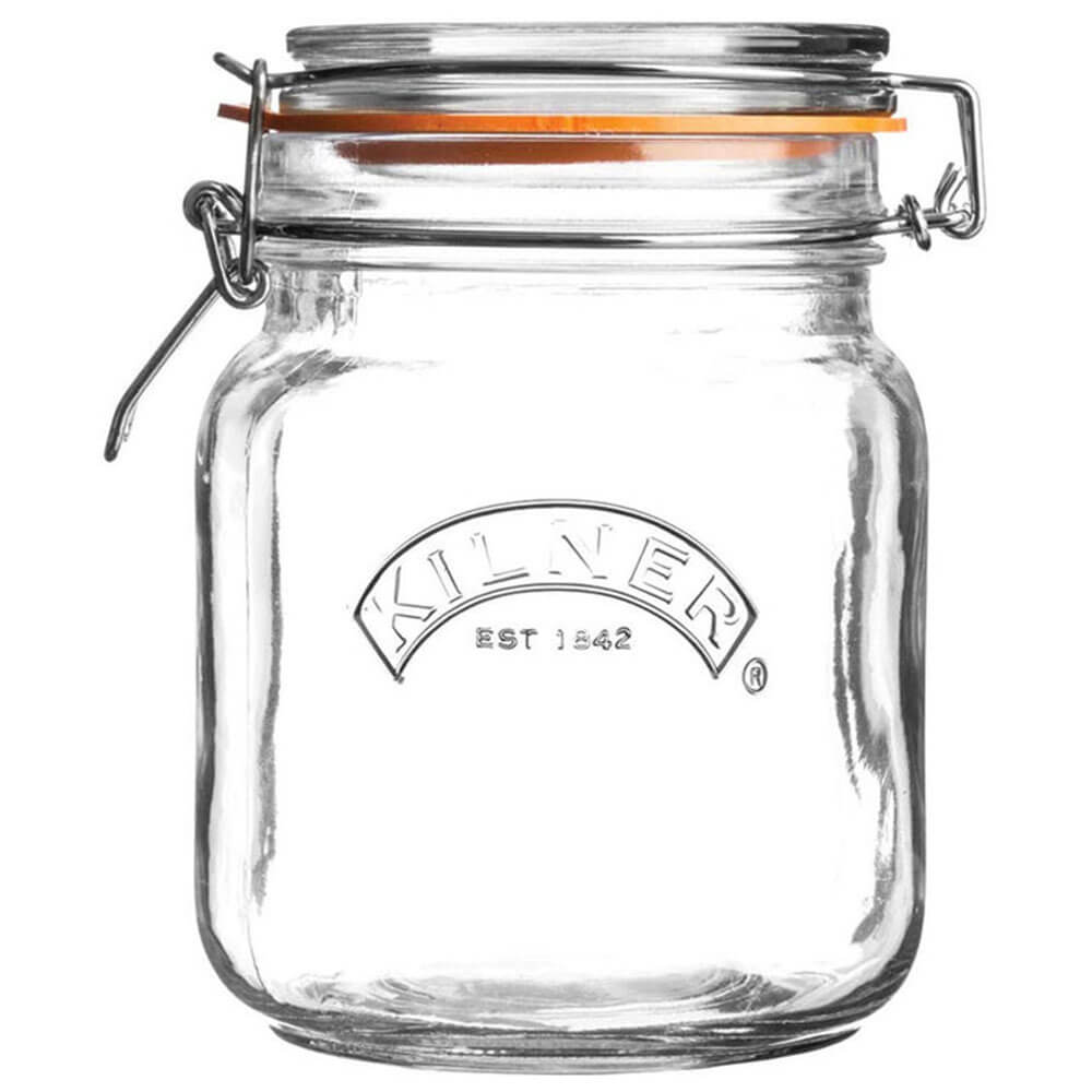 Kilner Clip Top Square Jar (transparente)