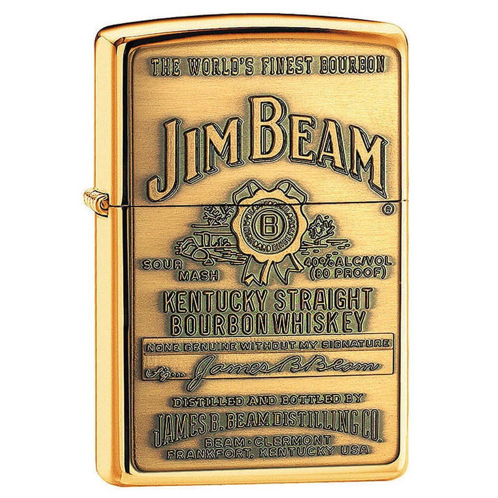 Jim Beam Full Label Chip High Polsk Lighther