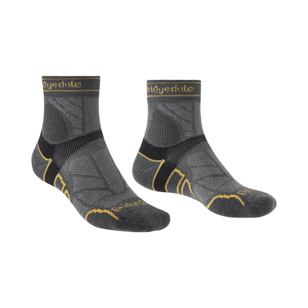 Merino Sport 3/4 meias masculinas (Gunmetal)