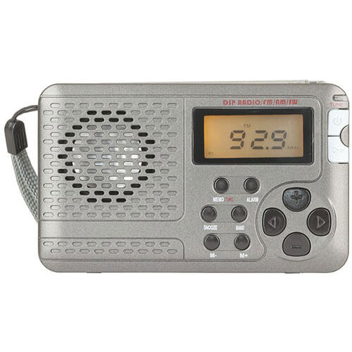 Multiband FM/MW/SW Pocket Alarm Radio