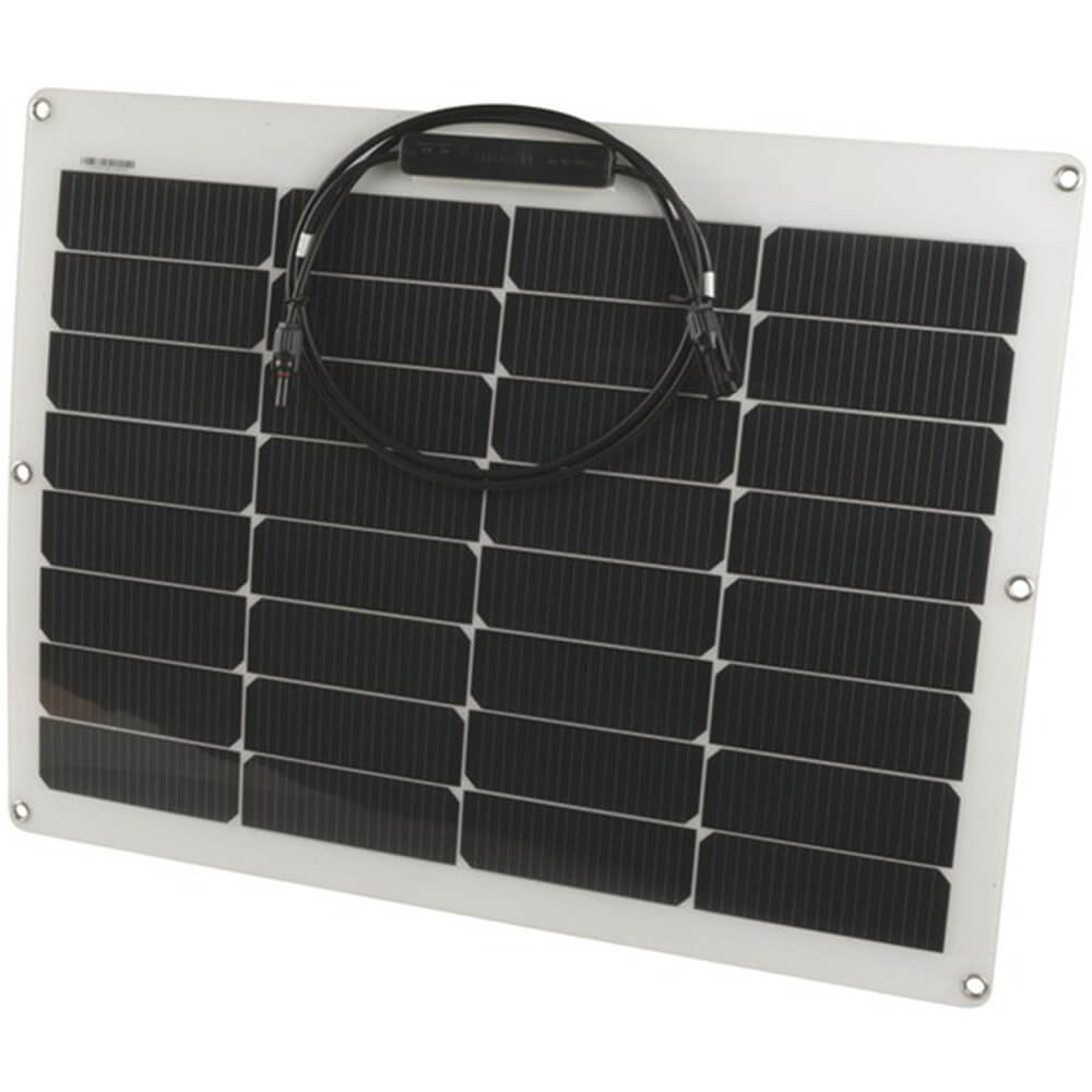 12V semi -fleksibelt solcellepanel m/ DF -teknologi