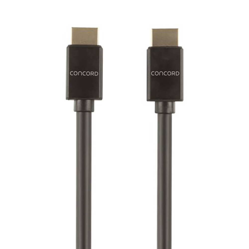 Câble amplifié HDMI 2.0 CONCORD 4K 60Hz (plug-bougon)