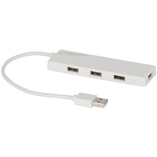 Digitech 4 Port USb 2.0 Slimline Hub