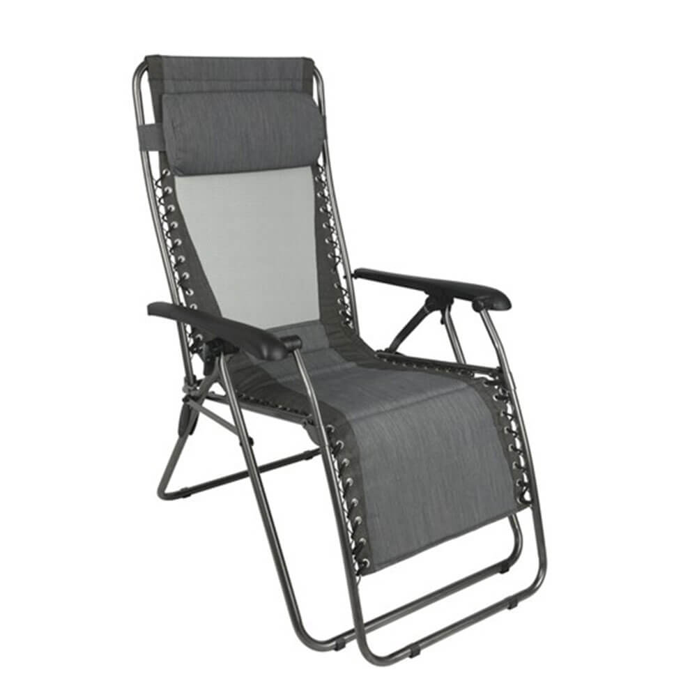 Melange Flat Fold Layback Reclining Lounger