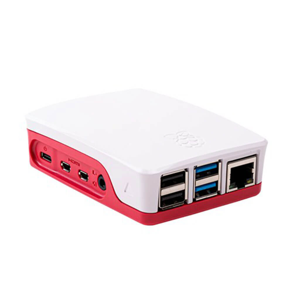 Offizielles Raspberry Pi-Gehäuse (Rot und Weiß)