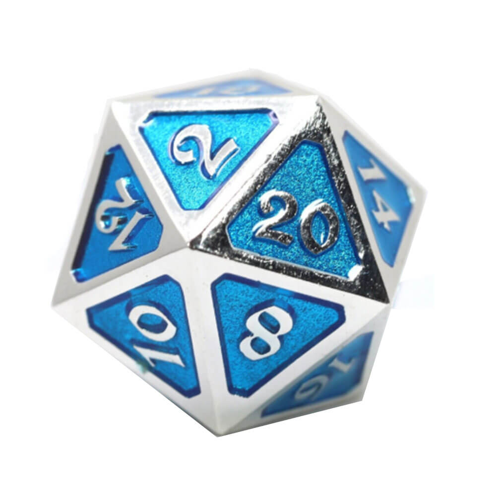 D20ダイスメタルミシカプラチナ（シングル）