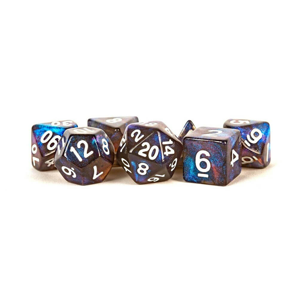 MDG Polyhedral Dice Set Stardust 16 mm