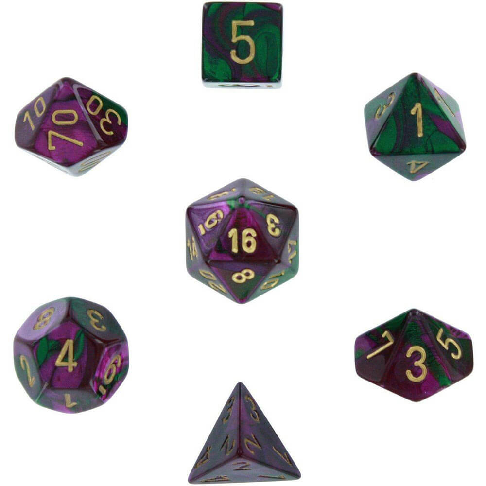 Zestaw D7 Dice Gemini Poly (7 kości)