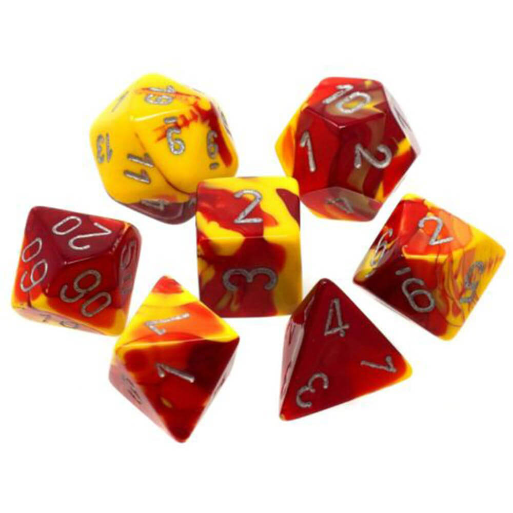 D7 Definir Dice Gemini Poly (7 Dados)