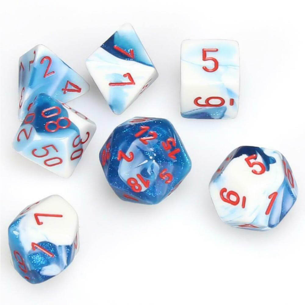 D7 Definir Dice Gemini Poly (7 Dados)