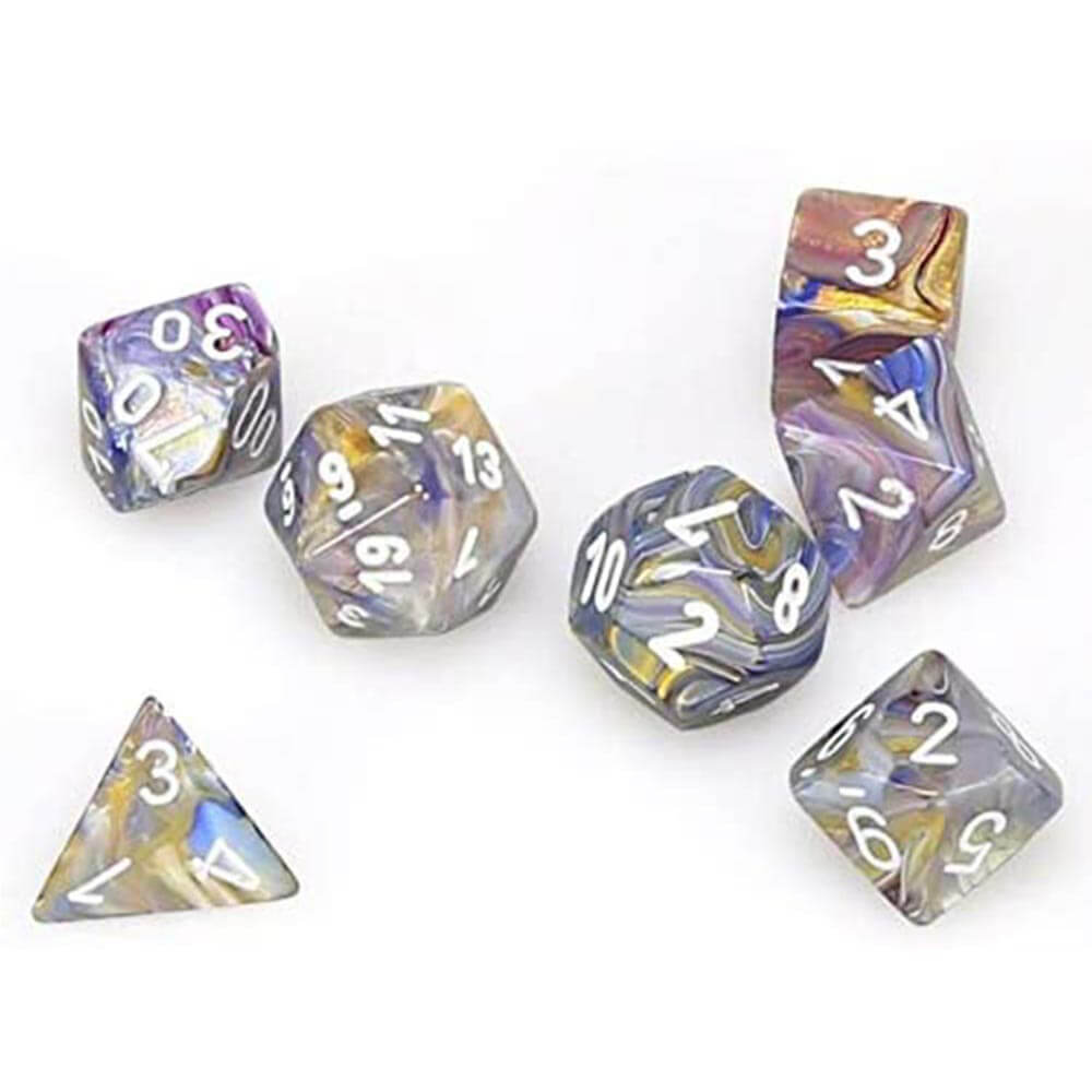 D7 Die Set Dice Festive Polyhedral (7 Dice)