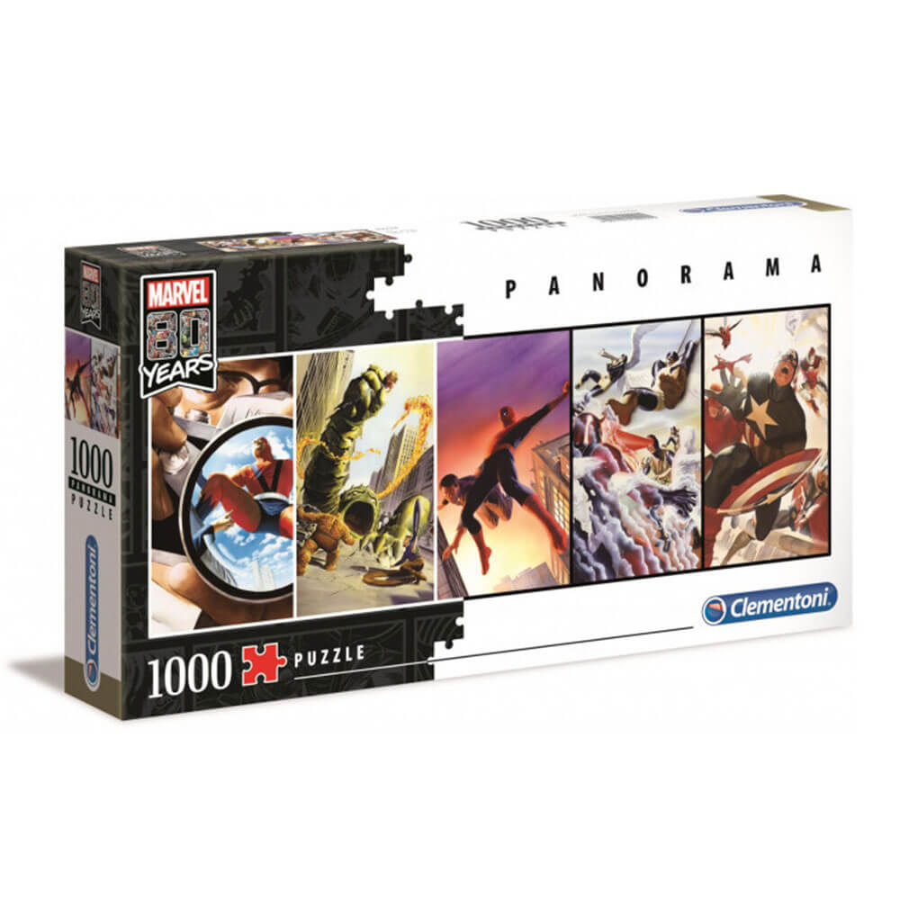 Marvel 80th Anniversary Panorama Puzzle (1000 pcs)