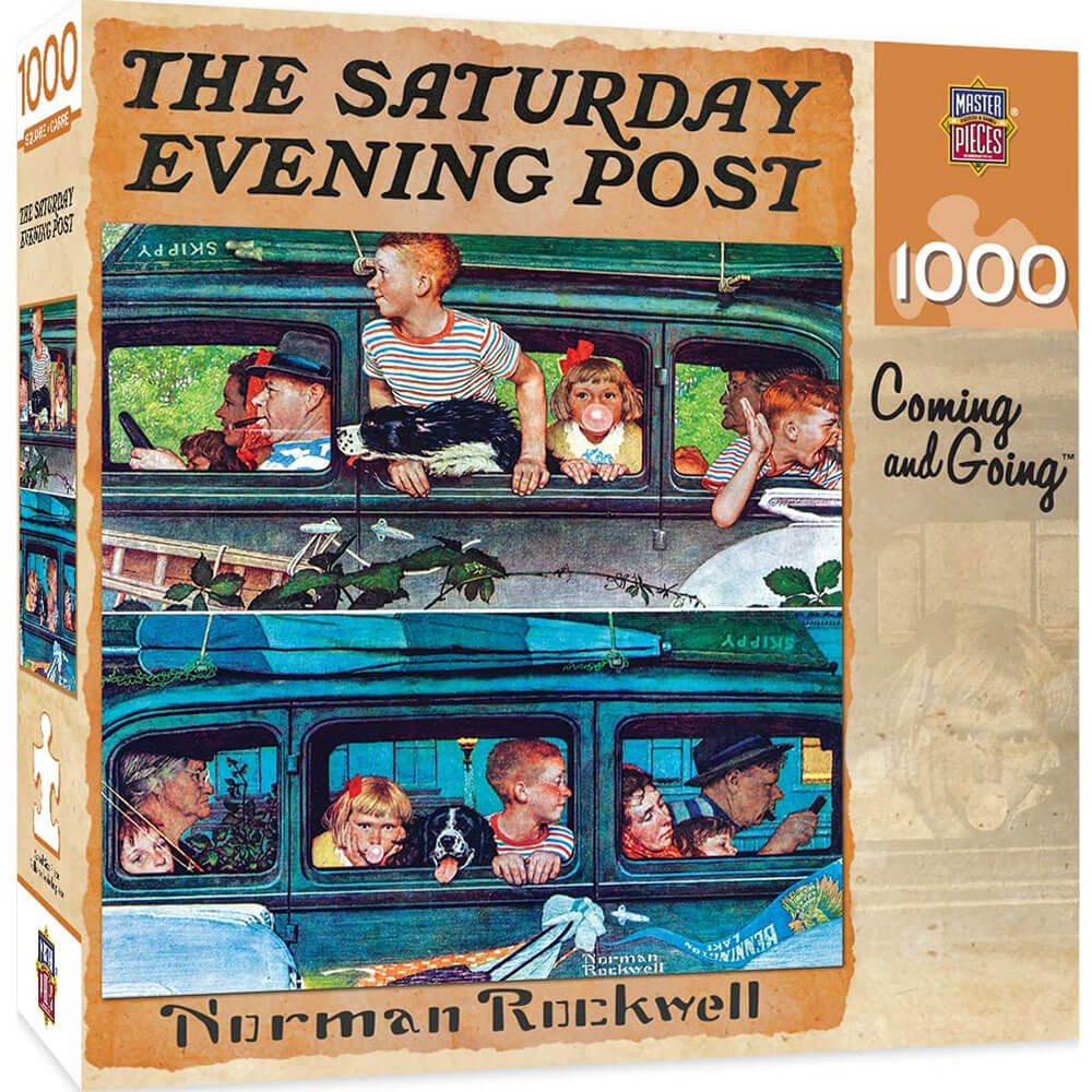 Das 1000-teilige Puzzle „Saturday Evening Post“.