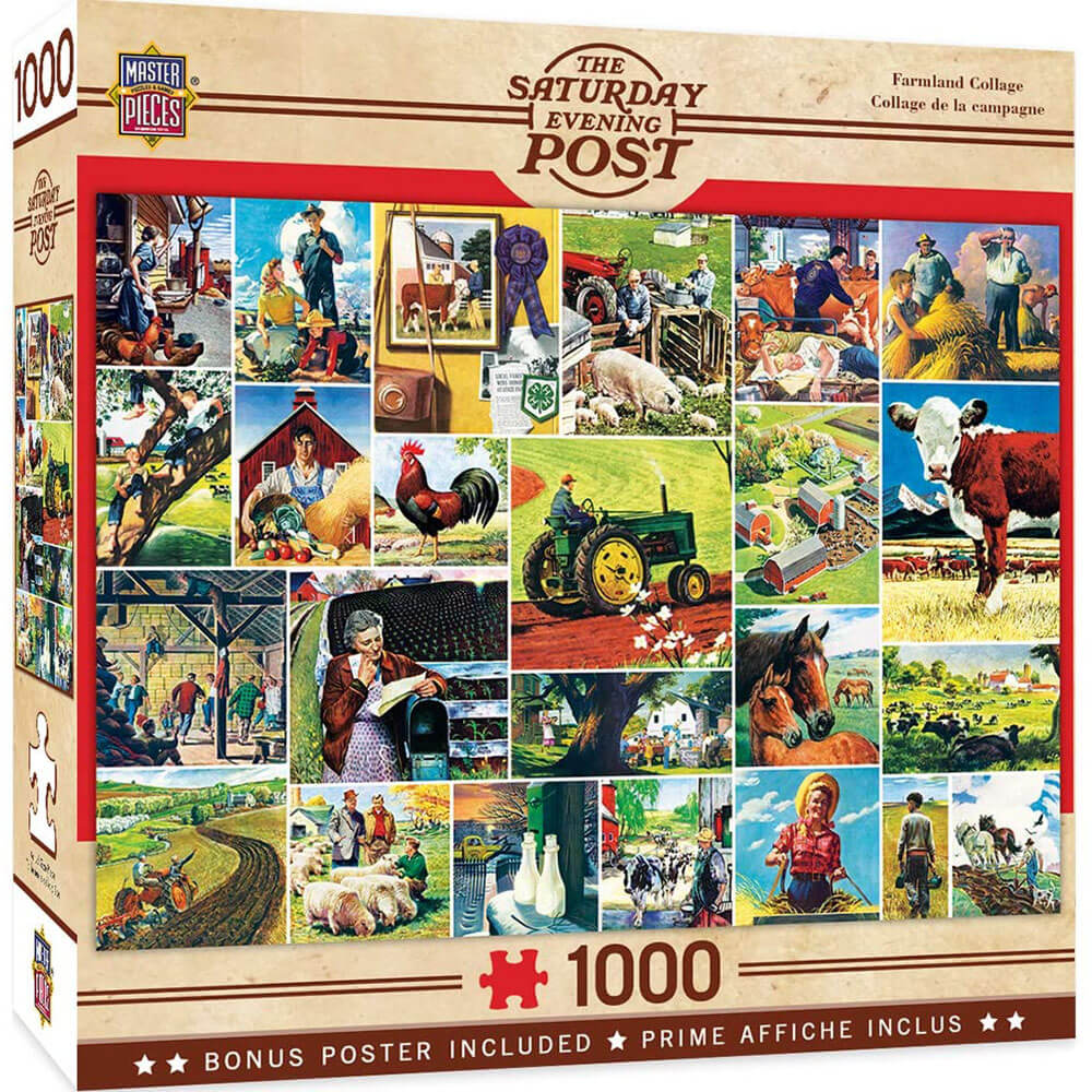 Das 1000-teilige Puzzle „Saturday Evening Post“.