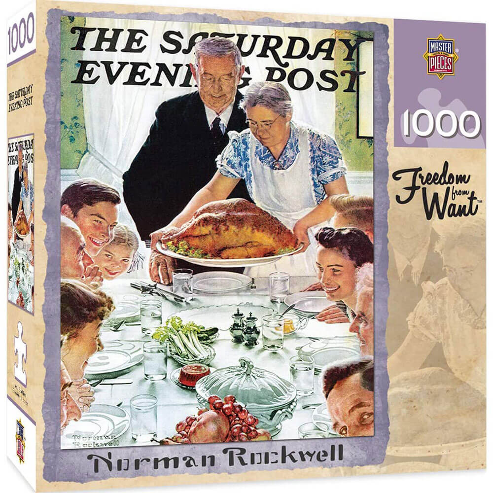 Das 1000-teilige Puzzle „Saturday Evening Post“.