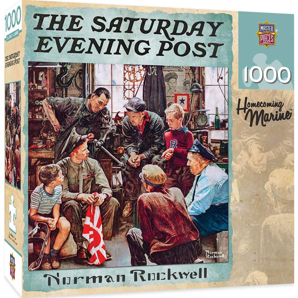 Das 1000-teilige Puzzle „Saturday Evening Post“.