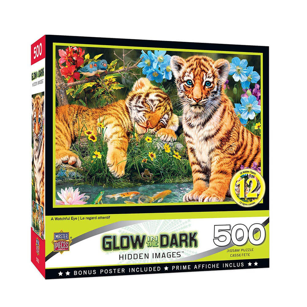 MP ukryty obraz Glow Puzzle (500pcs)