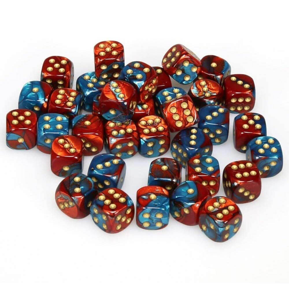 D6 DICE Gemini 12 mm (36 dobbelstenen)