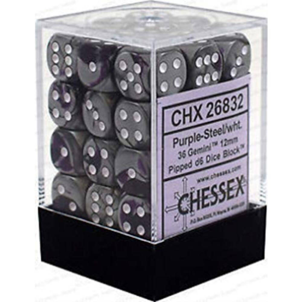 D6 DICE Gemini 12mm (36 dados)