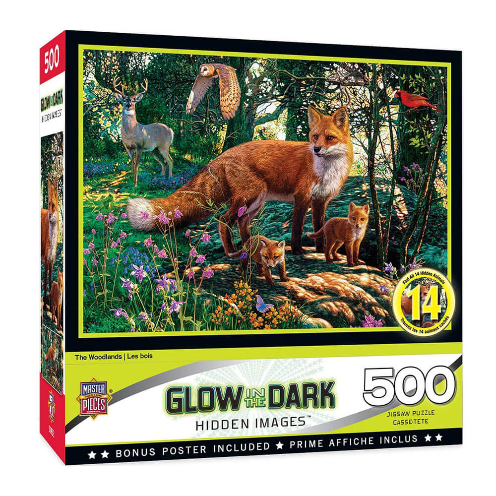 MP Hidden Image Glow Puzzle (550 pcs)