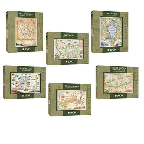 MP Xplorer Maps Puzzle (1000pcs)