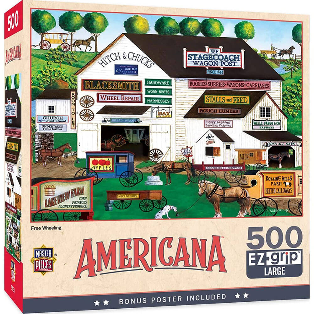 Arcydzieła Ezgrip Americana 500pc Puzzle