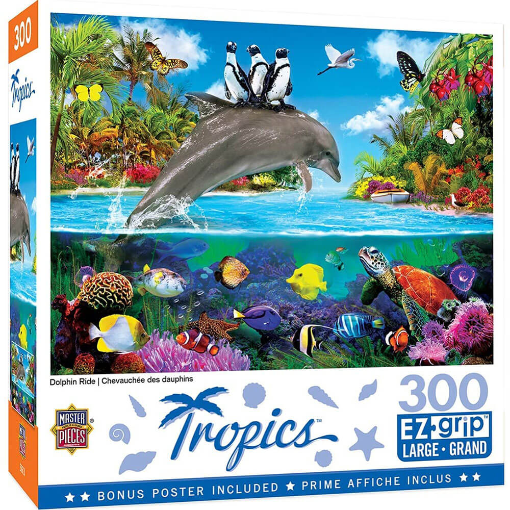 Obras -primas ezgrip tropics 300pc Puzzle