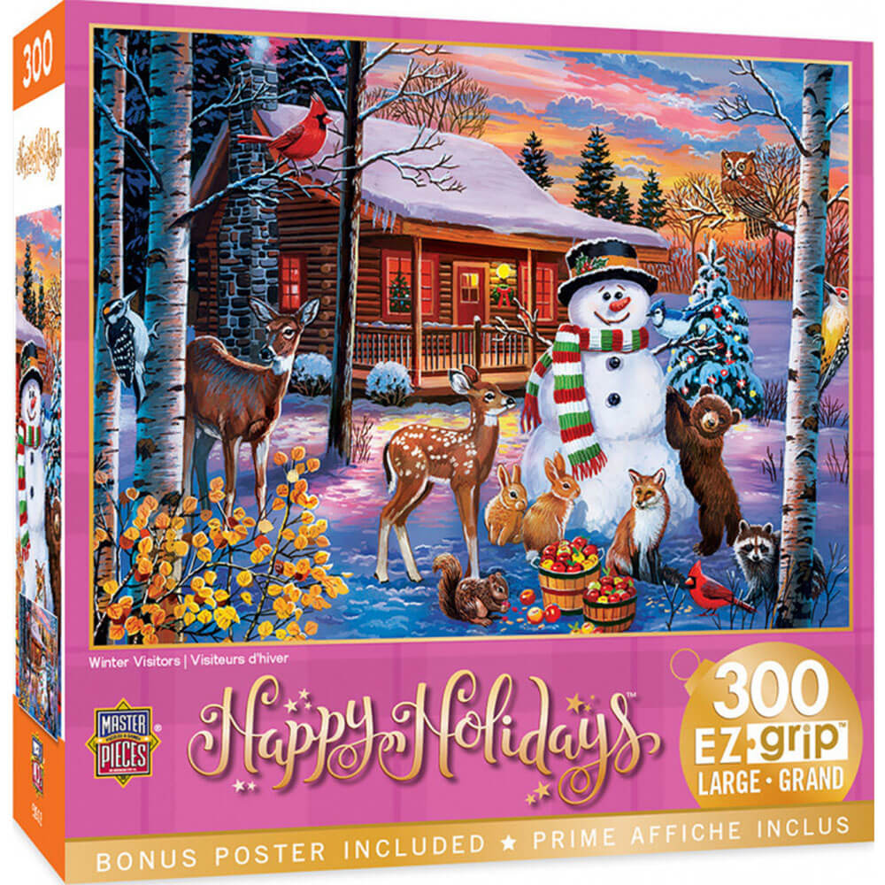 Ezgrip Happy Holidays 300pc Puzzle