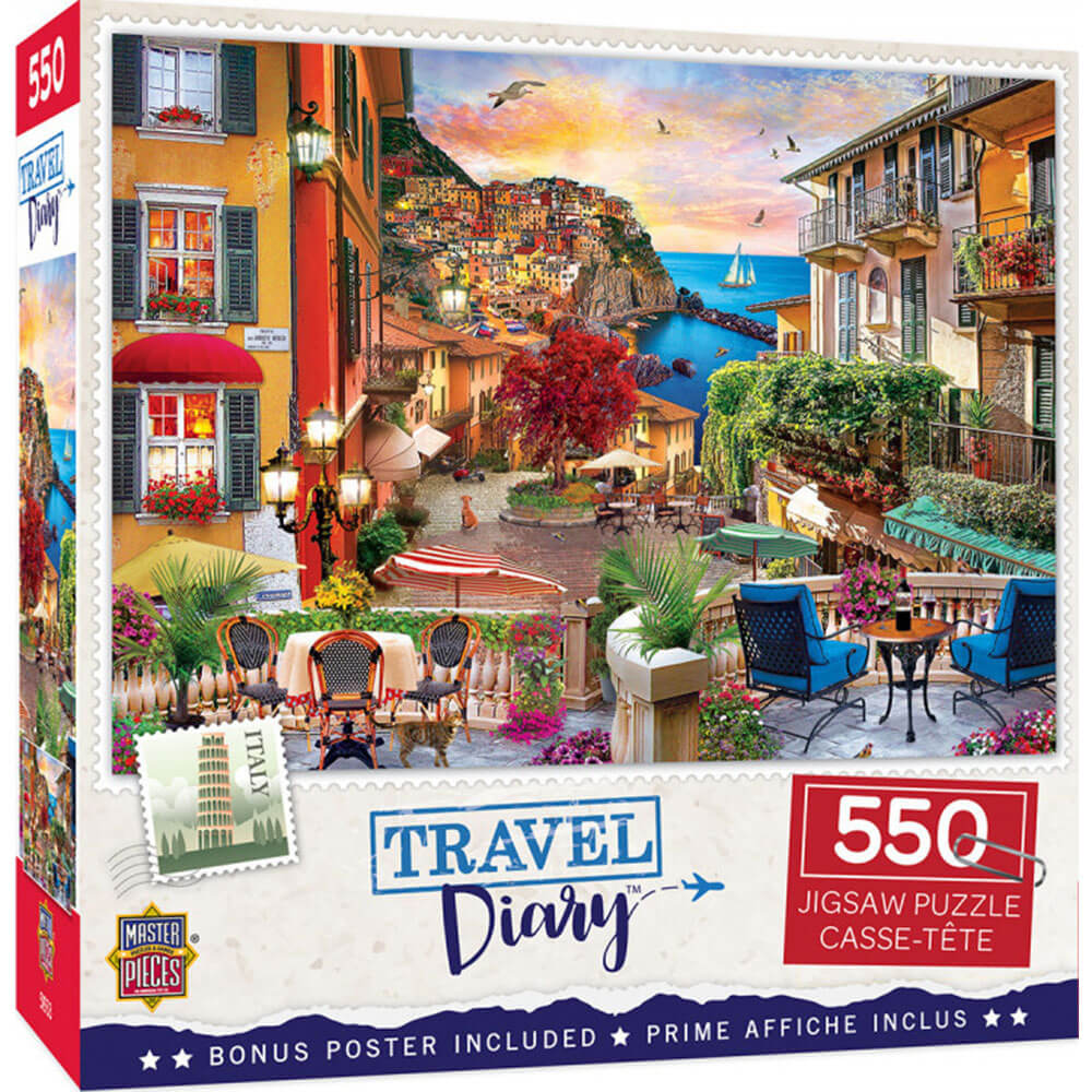 Masterpieces Travel Diary 550pc Puzzle