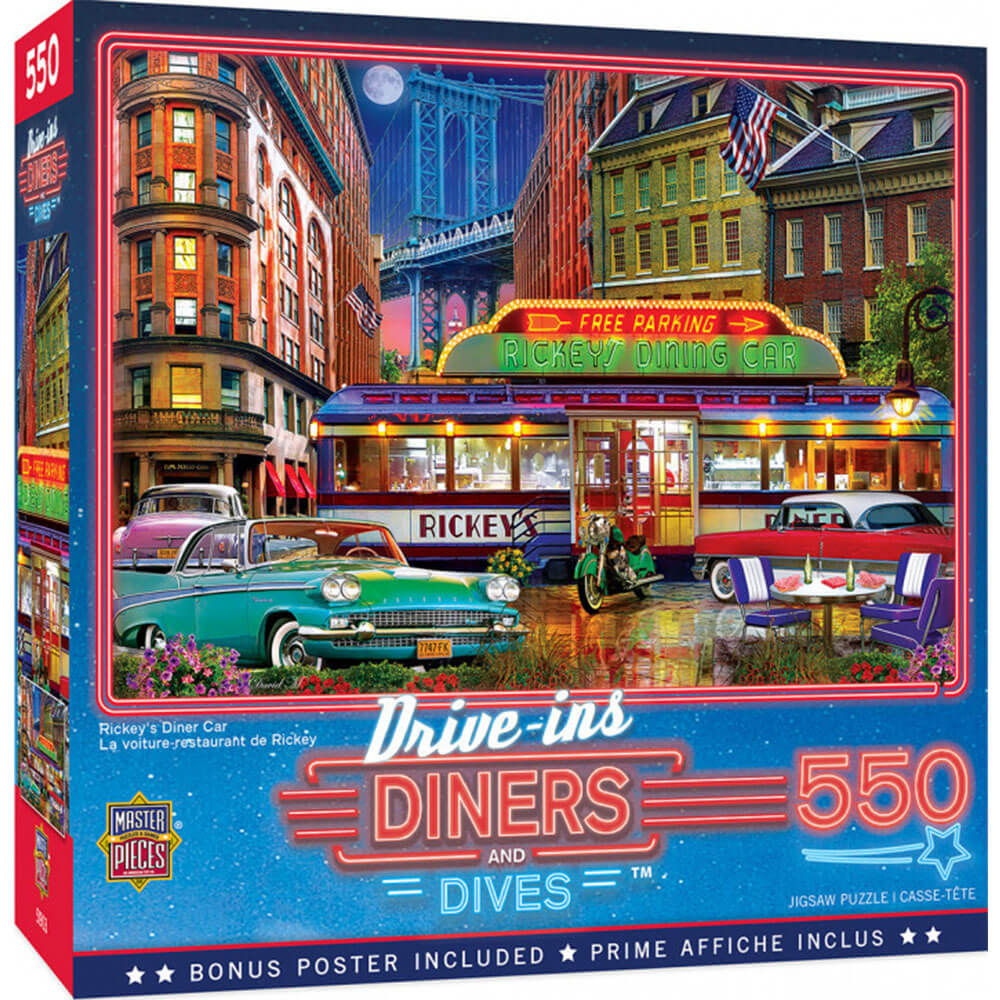 Drive-ins Ciners & Dives 550pc Puzzle