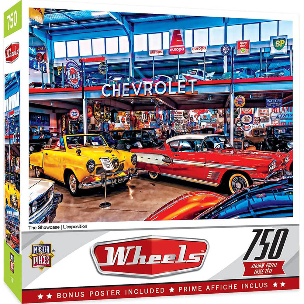 MasterPieces Wheels 750-teiliges Puzzle