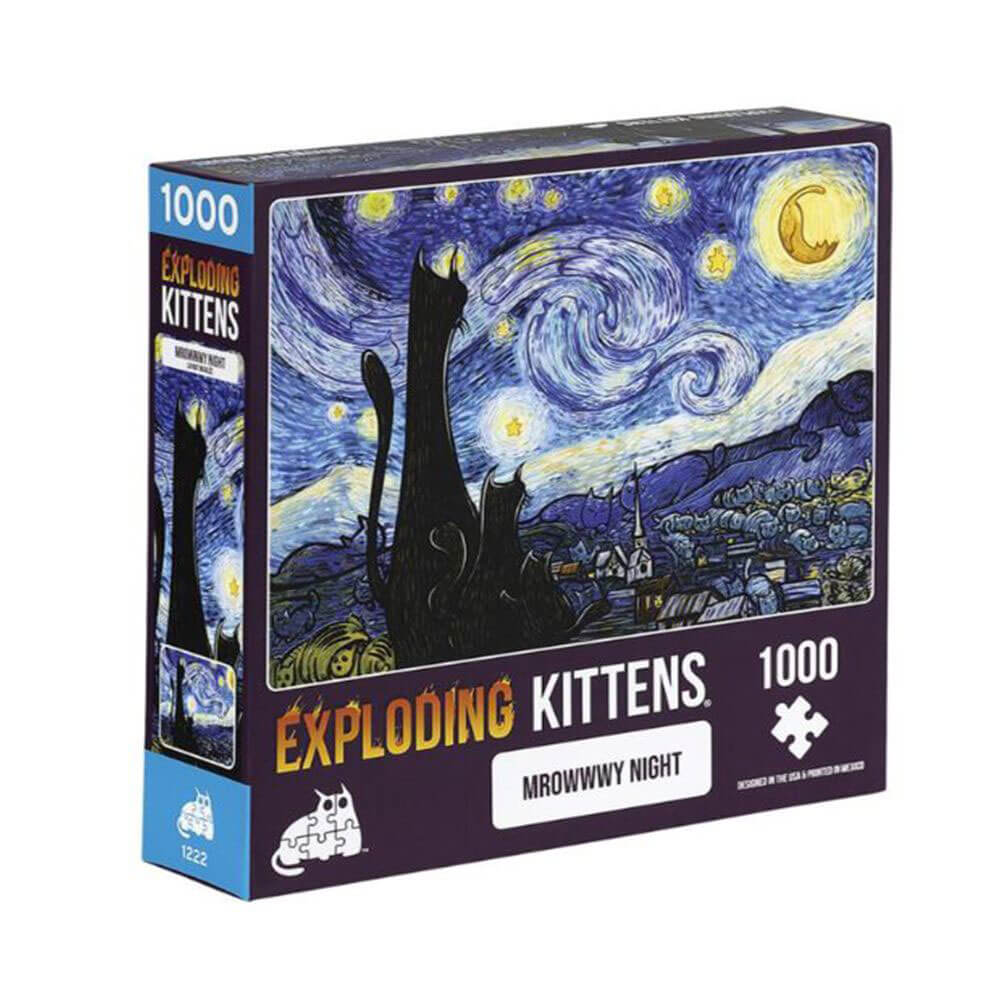 Exploderende kittens puzzel 1000 stcs