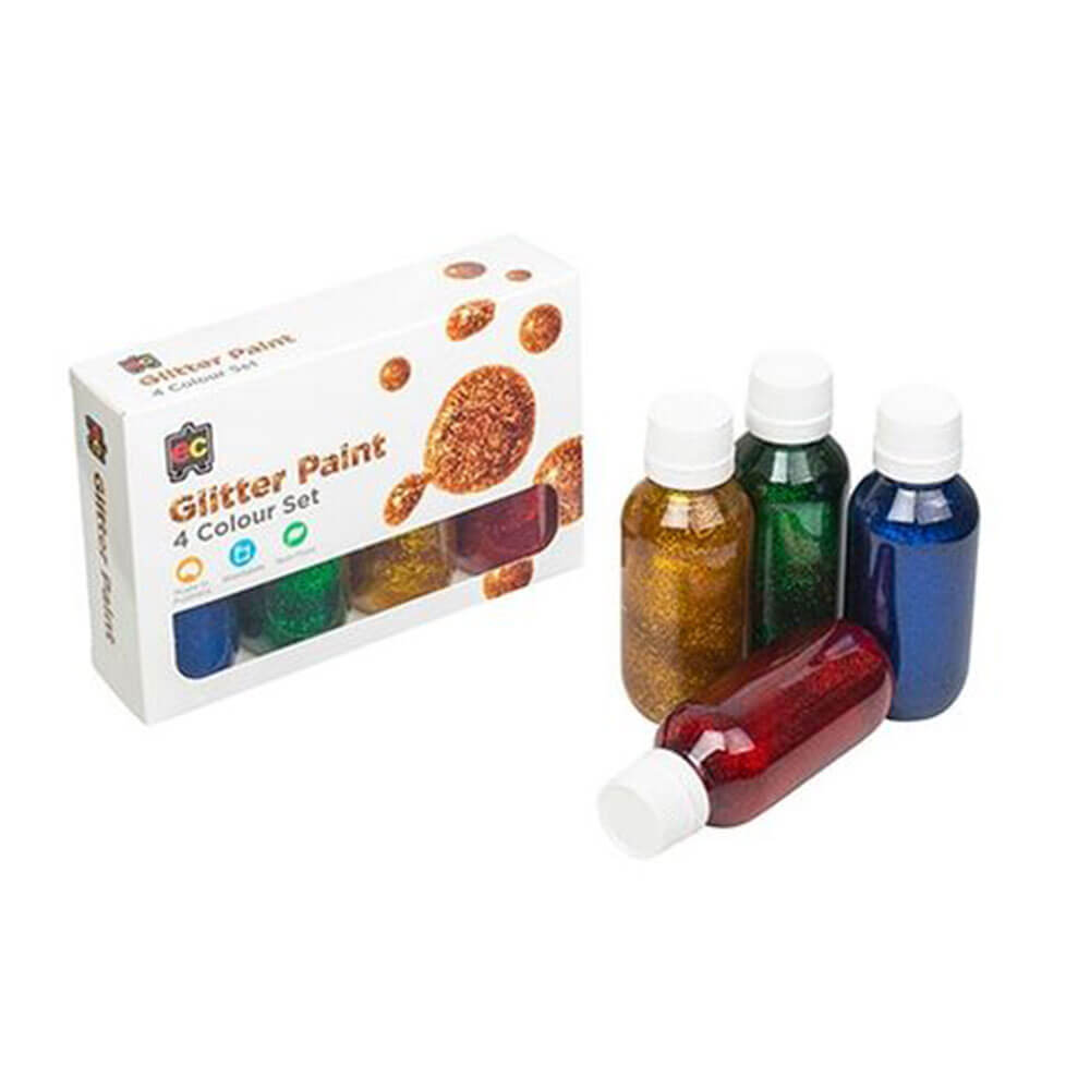 EC Glitter Paint Set 4pcs Diverse 100ml