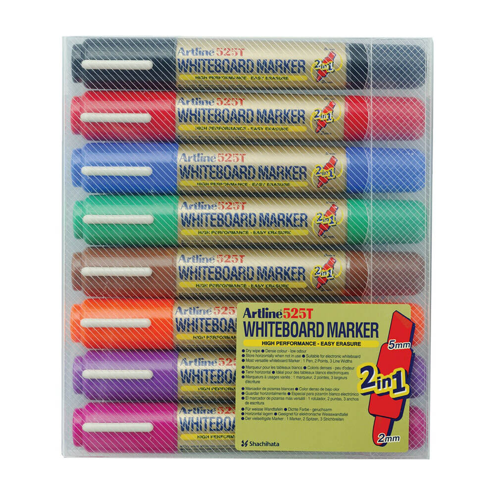 Artline Whiteboard Marker Dual Nib Assortered