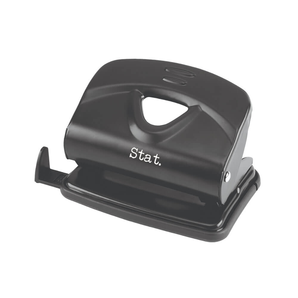 Stat 2 Hole Medium Punch Metal Black (20 Sheets)