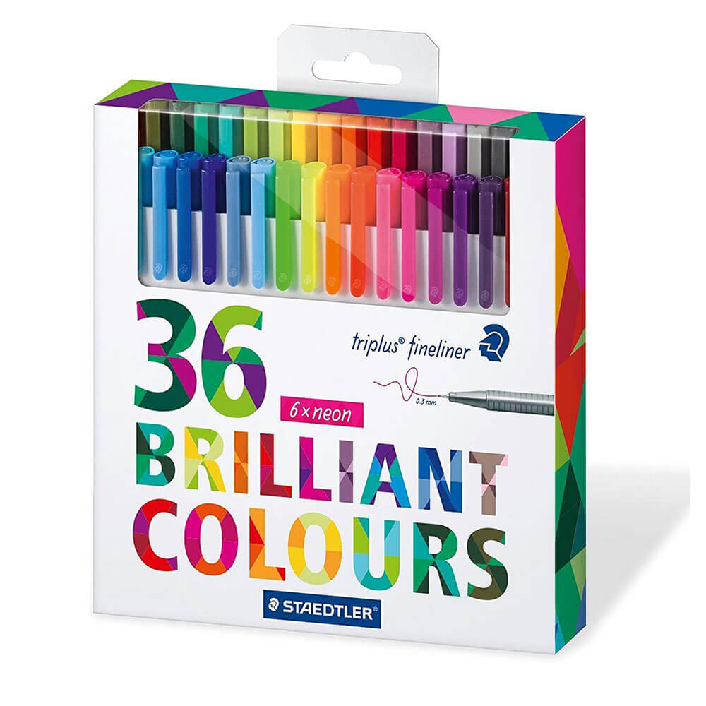 Staedtler triplus fineliner colores brillantes pluma