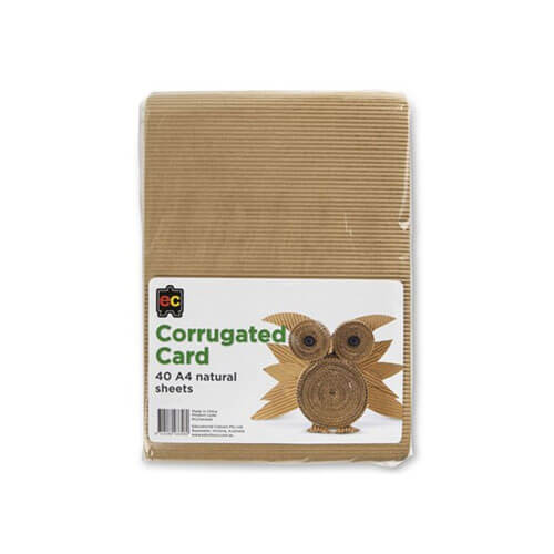 EC Corrugated Card A4 (40pk)