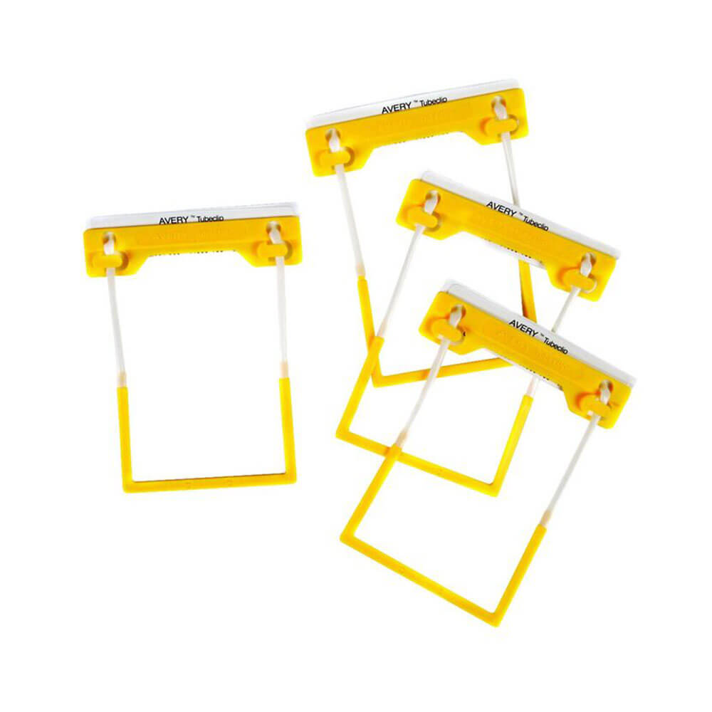 Avery Tubeclip File Fastener Yellow (500pk)