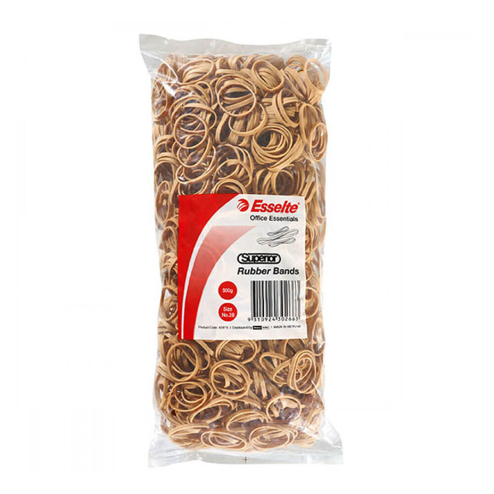 Esselte Rubber Bands 500G Bag