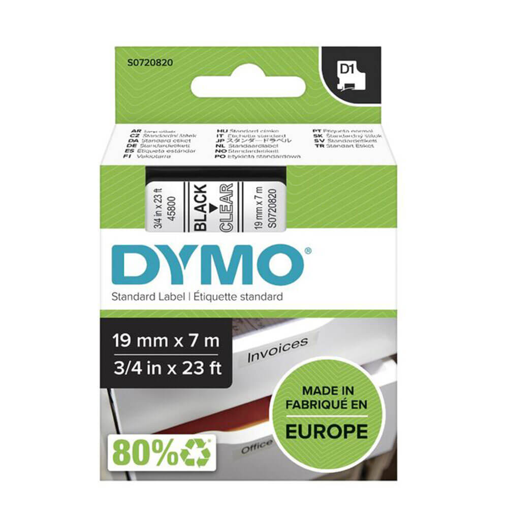 Dymo D1 Etykieta 19 mmx7m